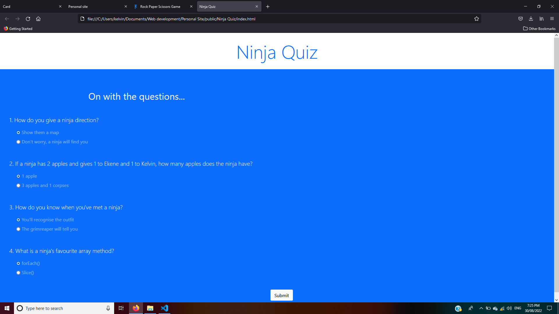 Ninja Quiz image